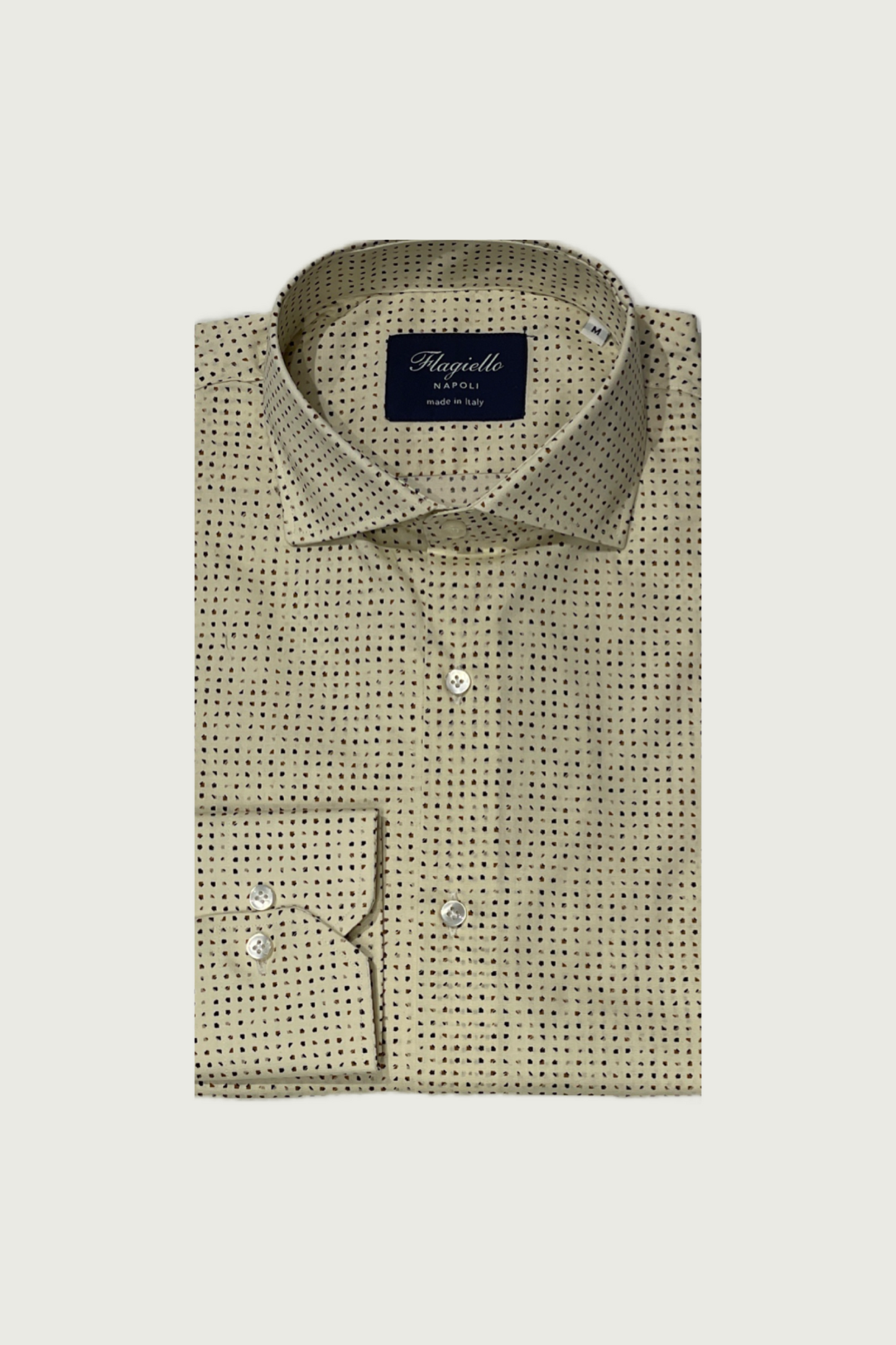 Yellow Stretch Cotton Shirt
