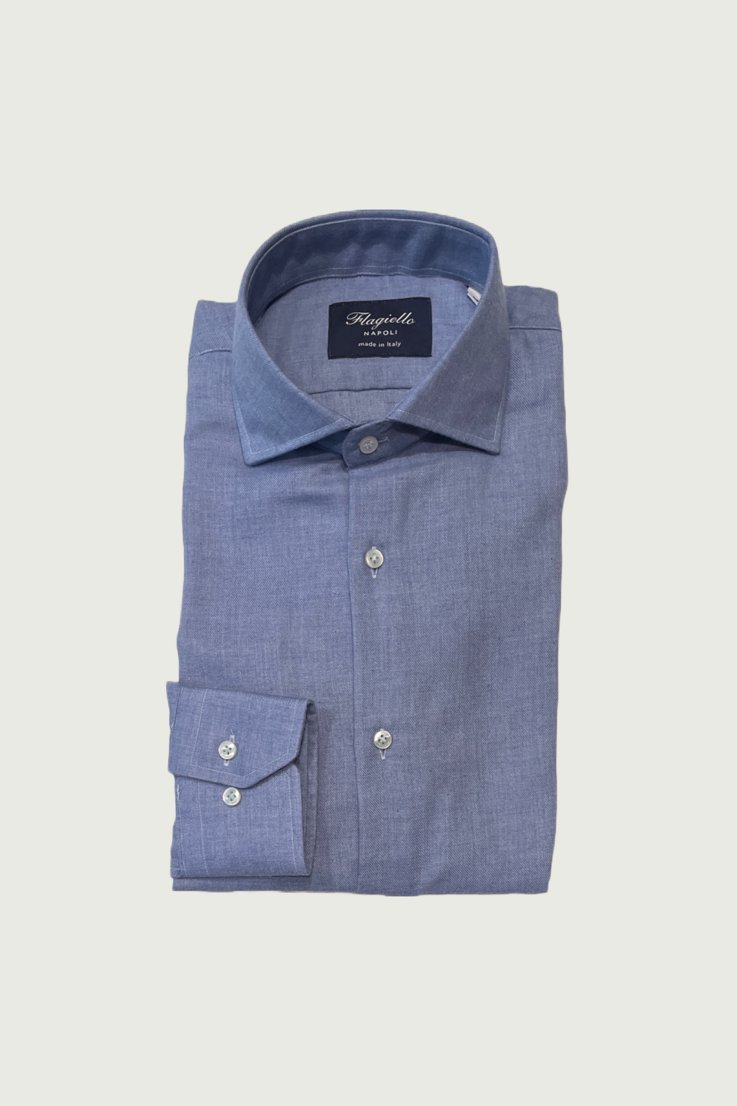 Light Blue Flannel Cotton Shirt