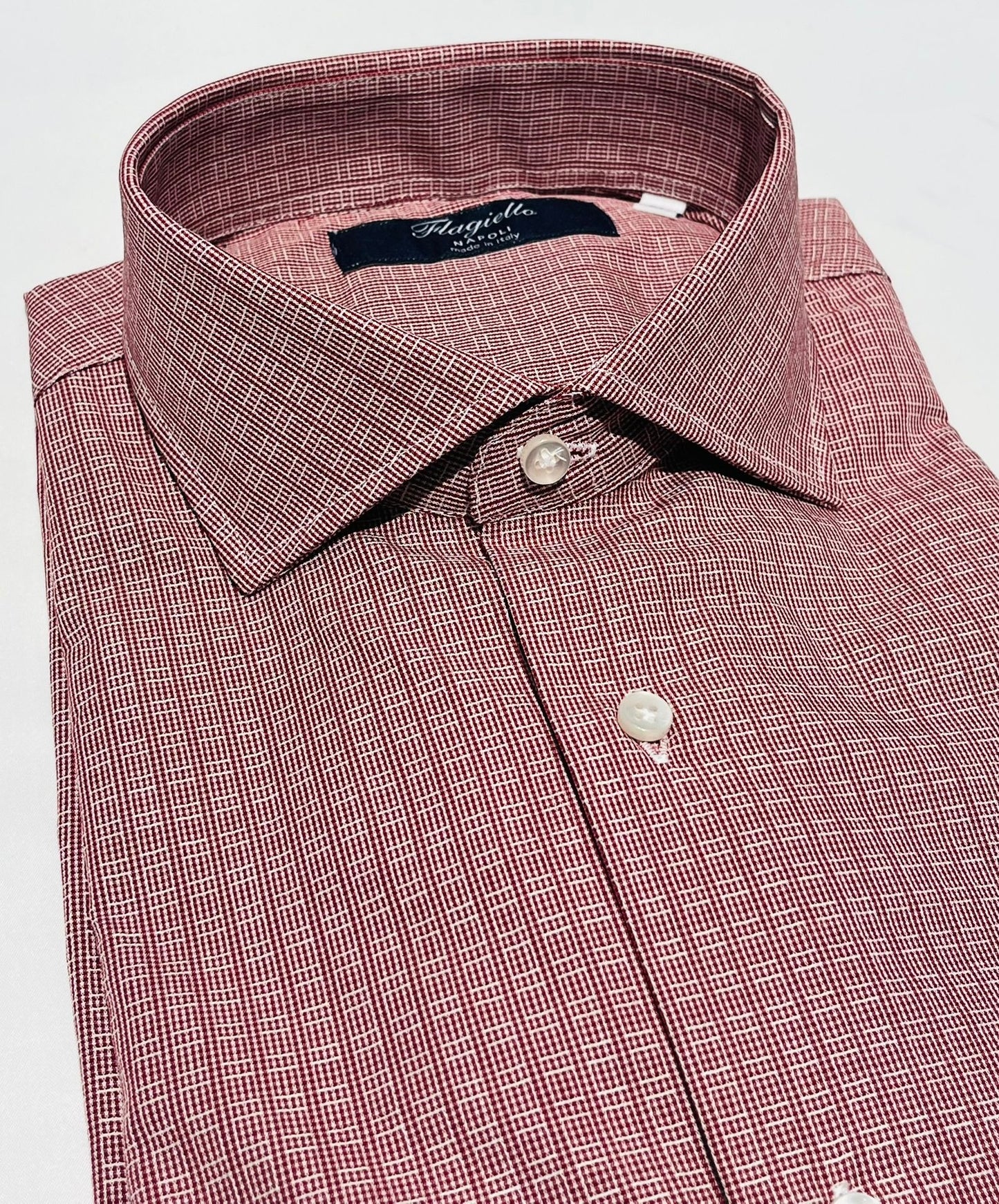 Red Doppio Ritorto Cotton Shirt