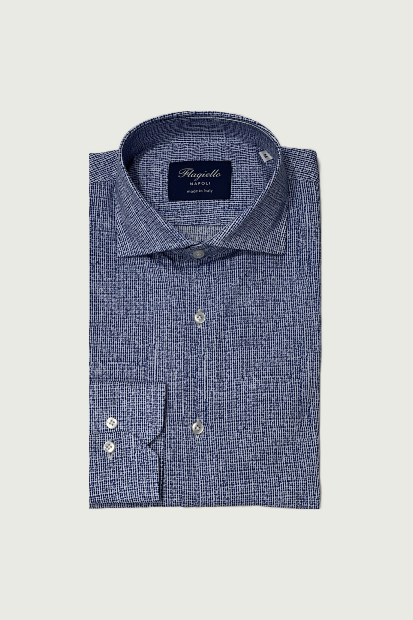 Blue Stretch Cotton Shirt