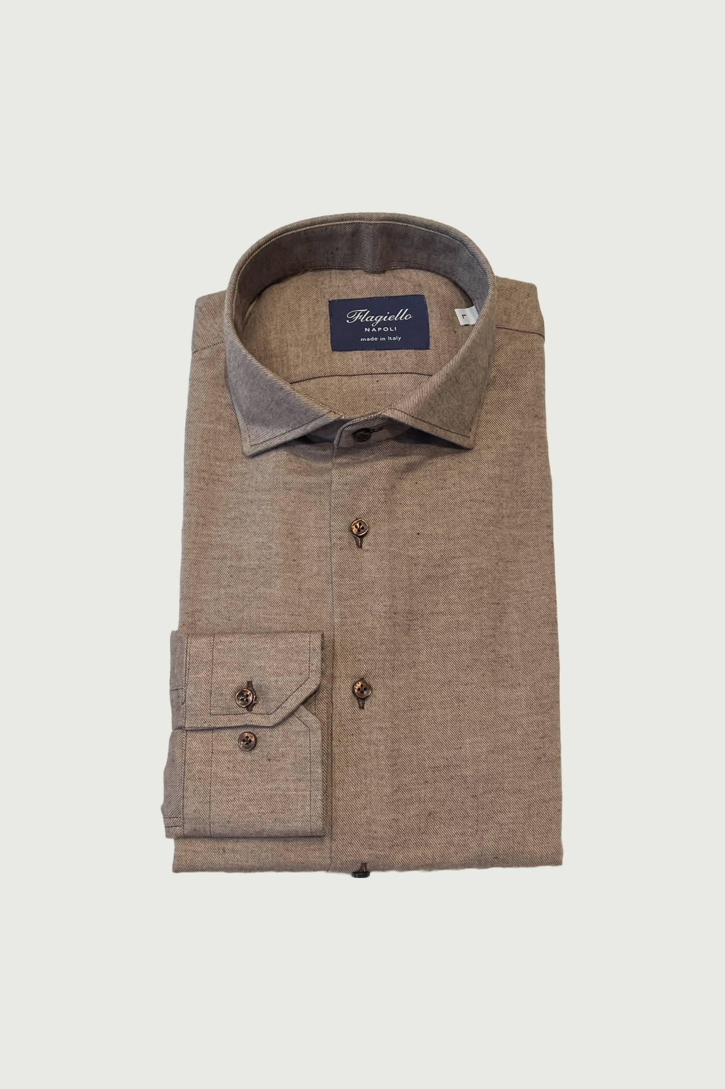 Brown Flannel Cotton Shirt