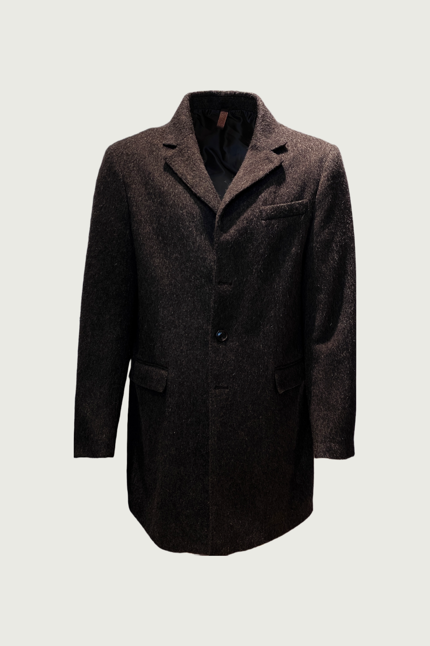 Black Single-breasted Coat
