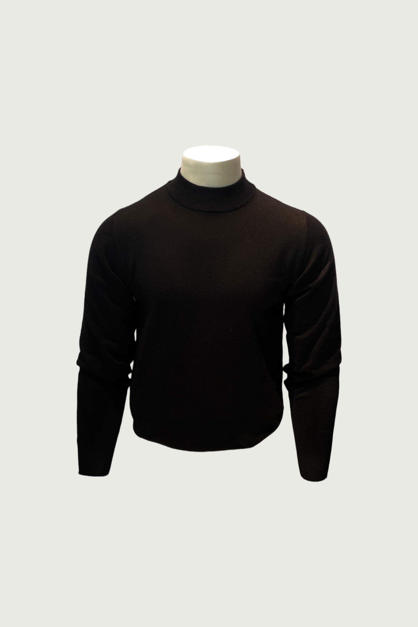 Black Half-neck Sweater