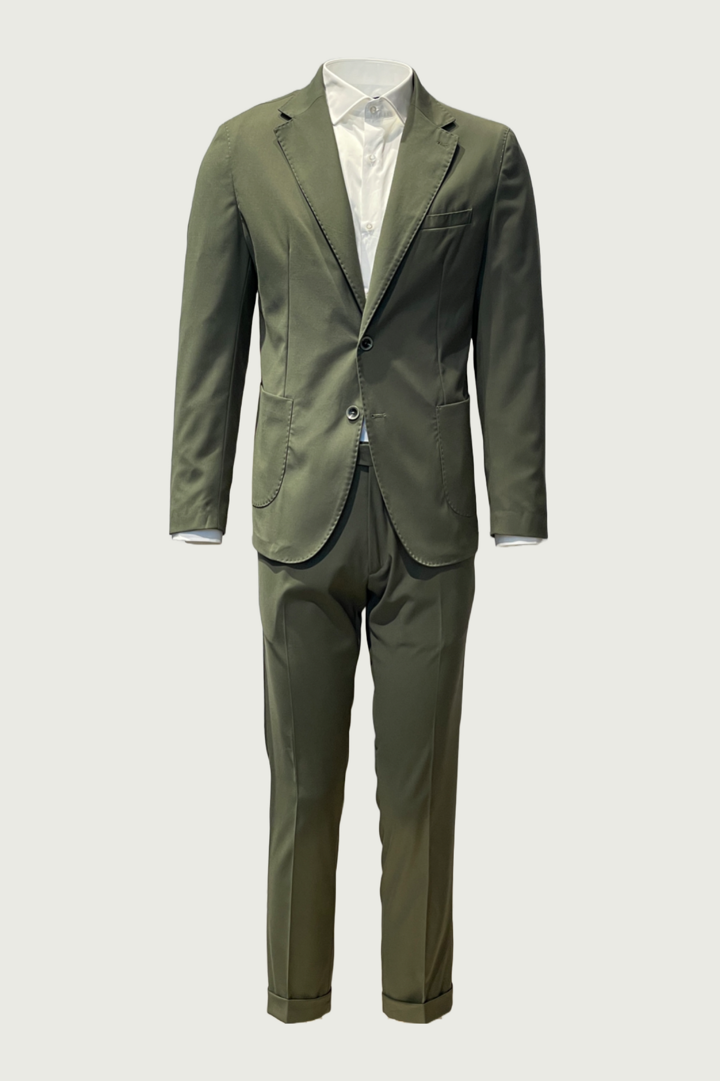 Green 2-Piece Casual Suit