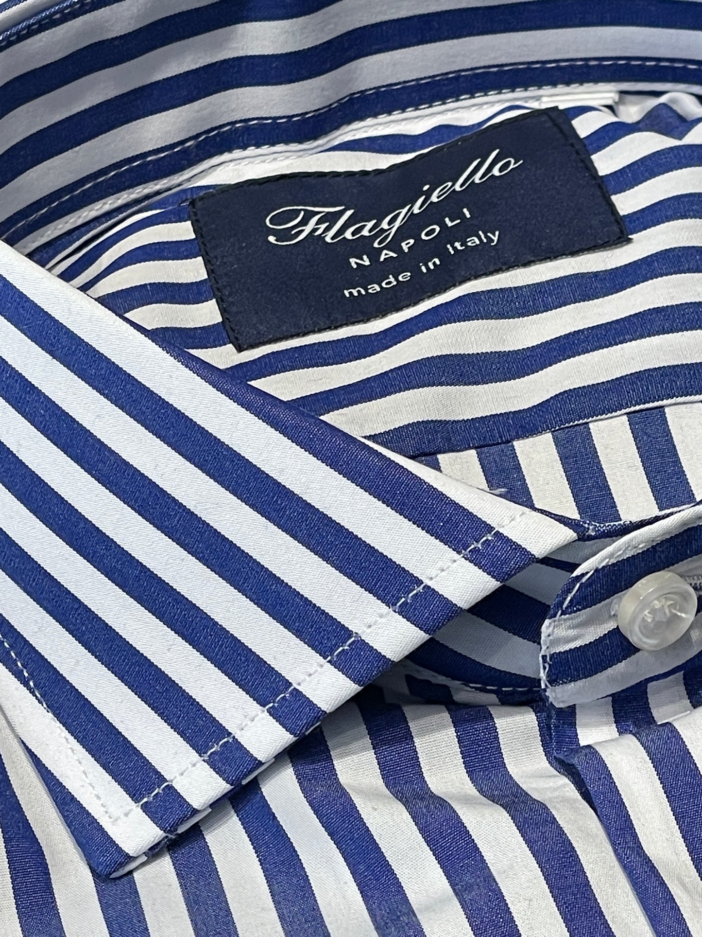 Blue Stripe Cotton Shirt