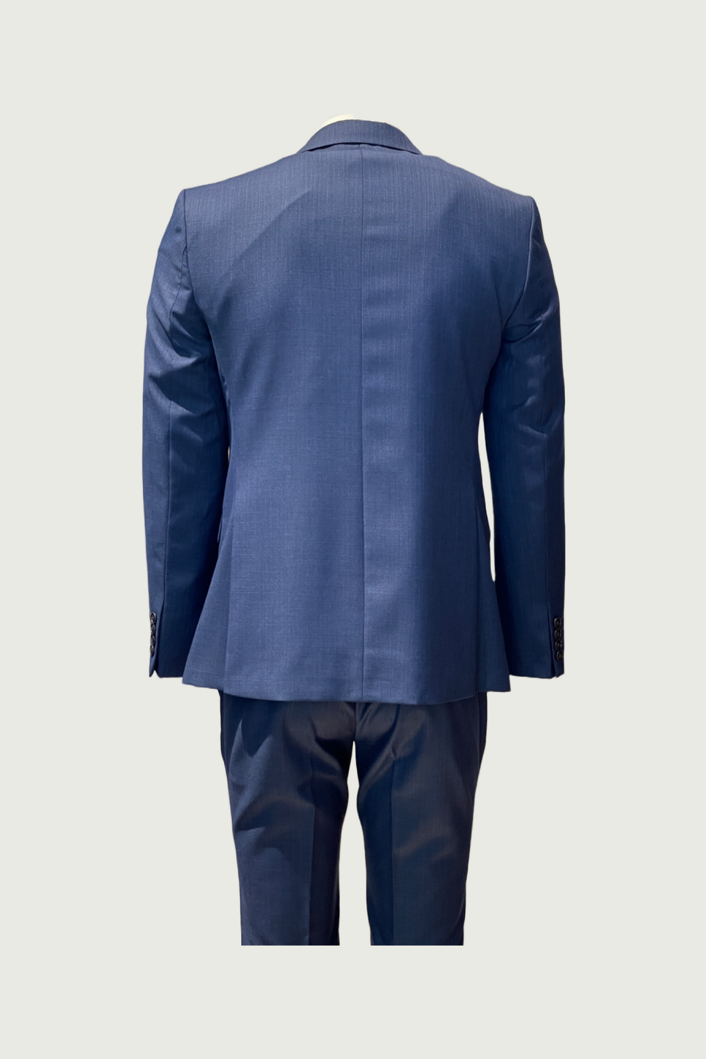 Royal Blue 3-Piece Wool Suit