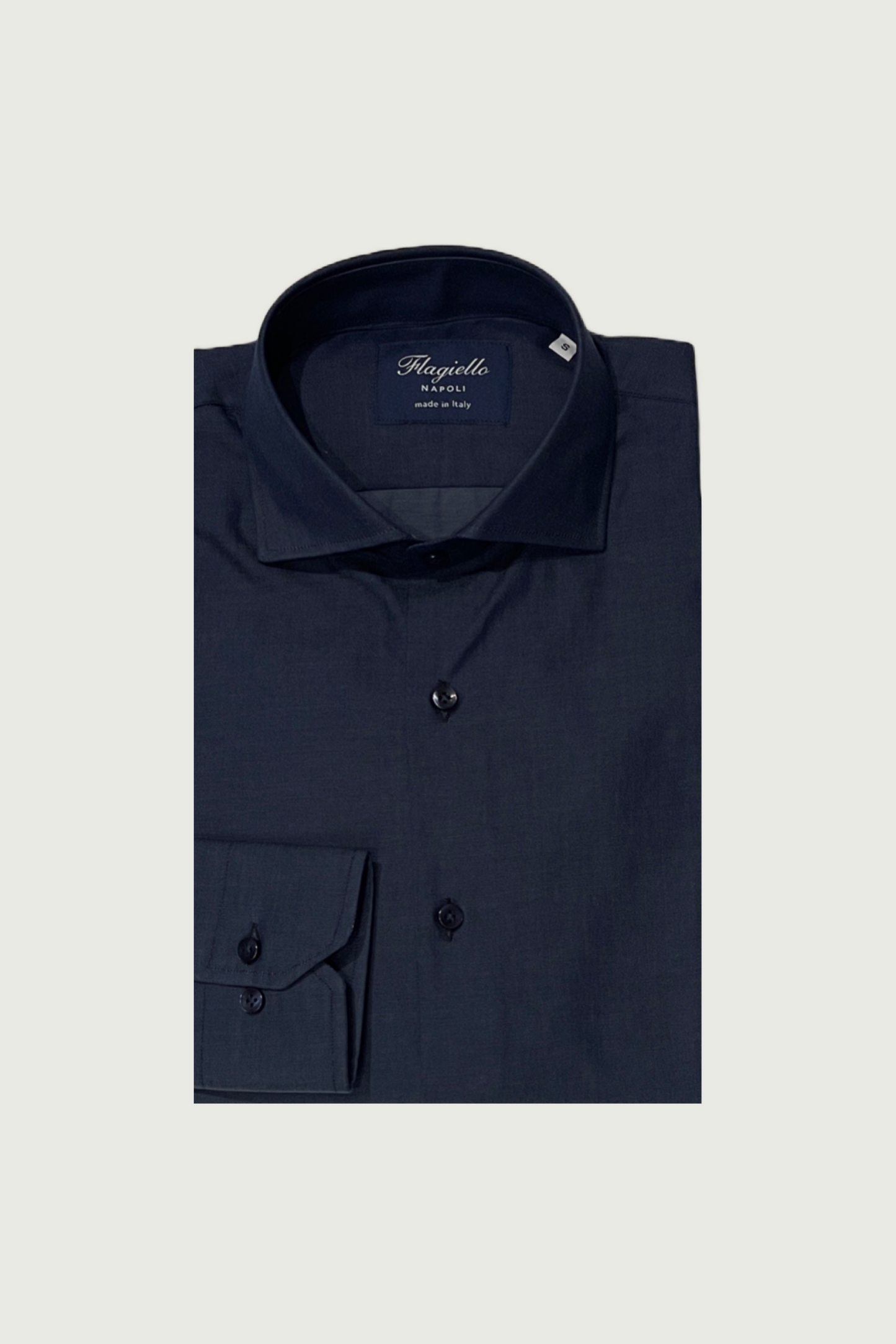 Dark Blue Denim Cotton Shirt