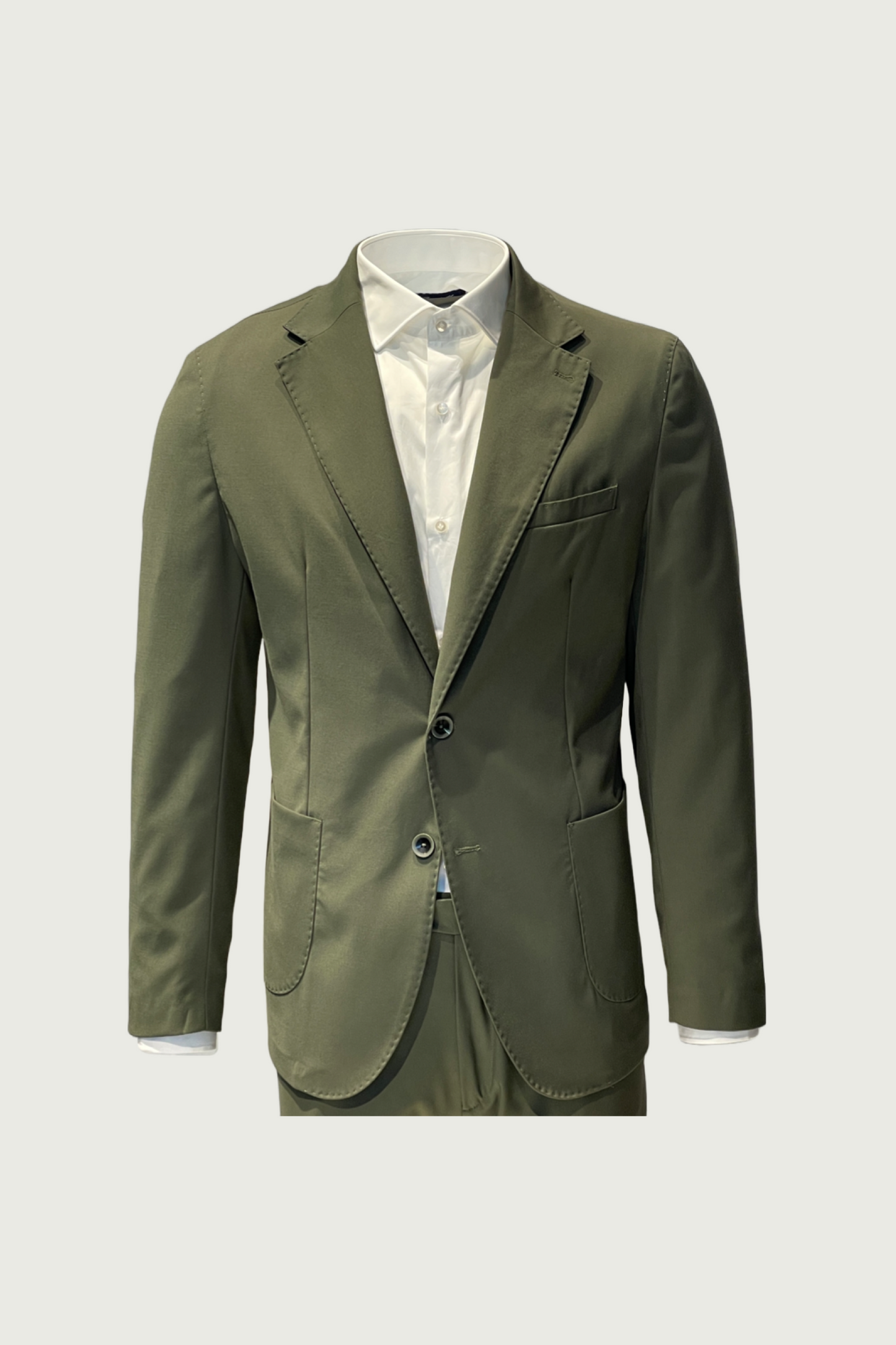 Green 2-Piece Casual Suit