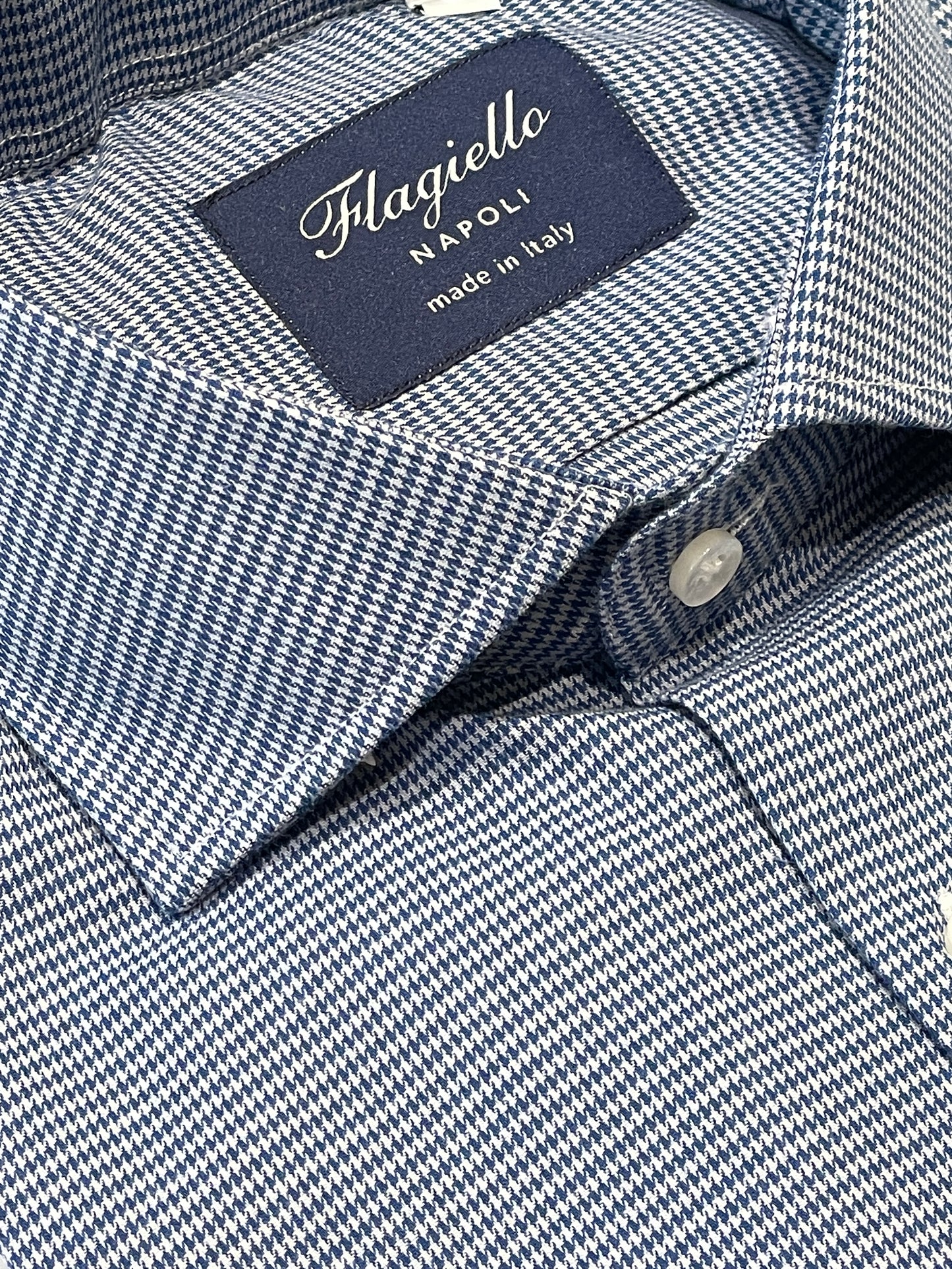 Blue Flannel Cotton Shirt