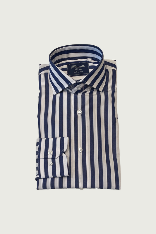 Blue Stripe Cotton Shirt