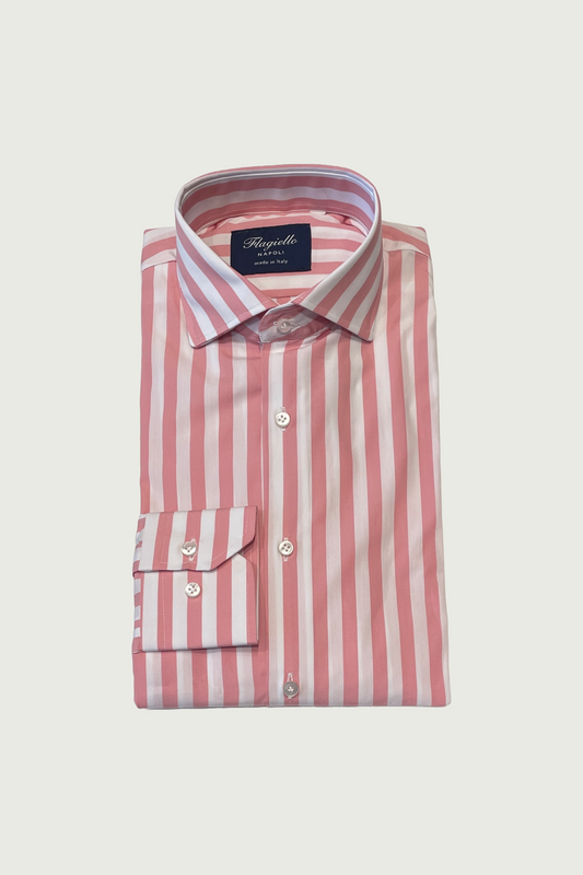 Pink Stripe Cotton Shirt