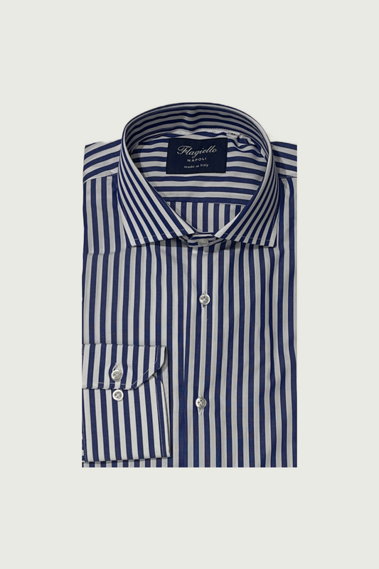 Blue Stripe Cotton Shirt