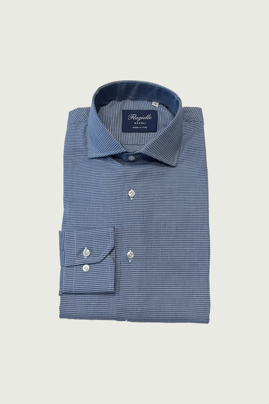 Blue Flannel Cotton Shirt