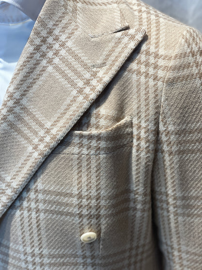 Beige Drago Double-breasted Jacket