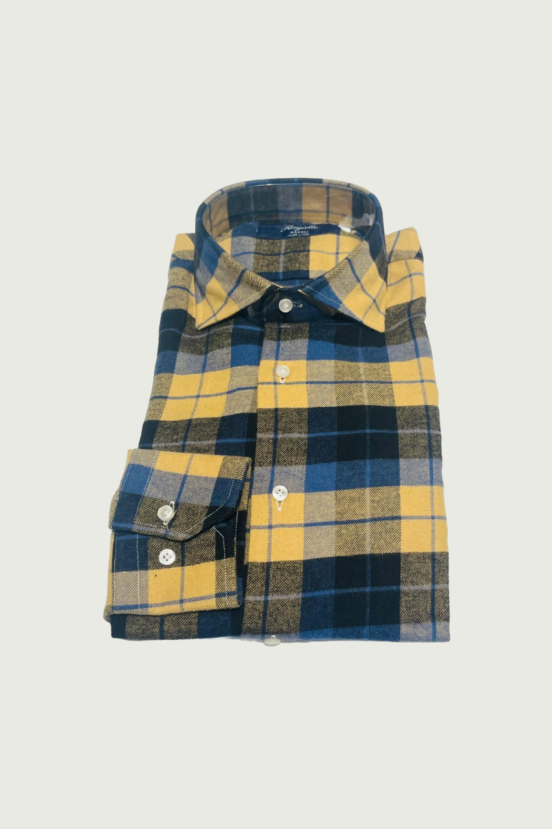 Yellow Flannel Cotton Shirt