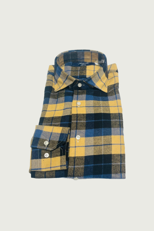 Yellow Flannel Cotton Shirt