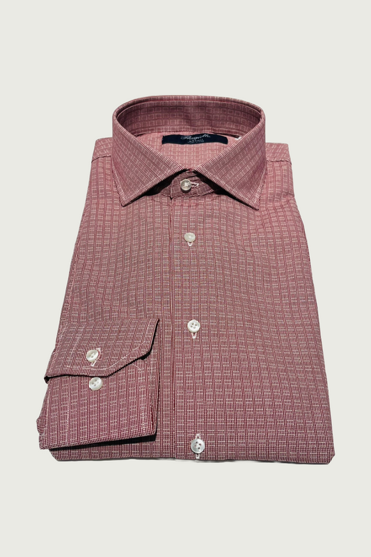 Red Doppio Ritorto Cotton Shirt